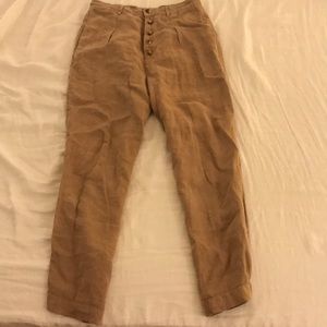 Free people beige pants